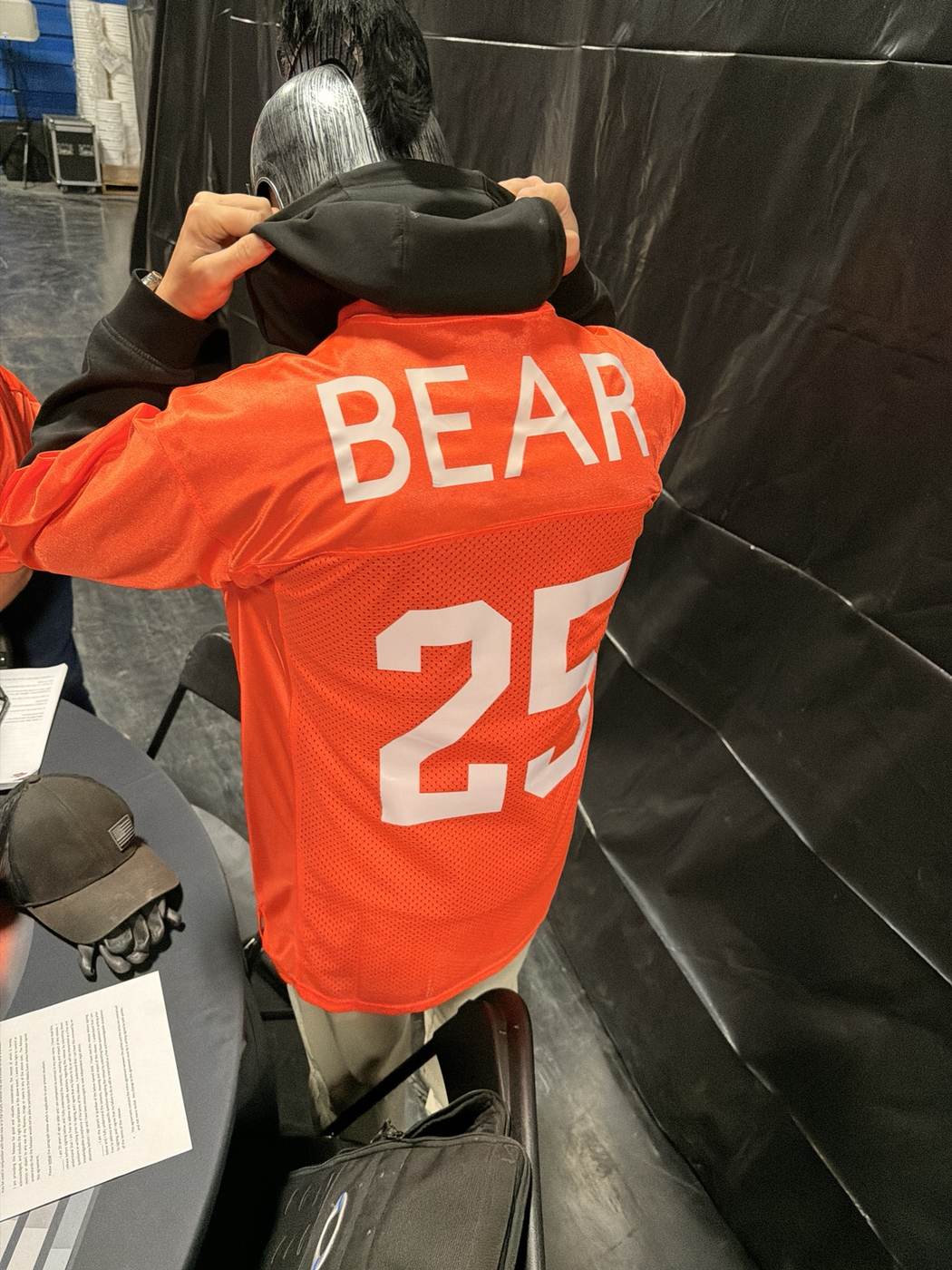Ashton Zeher in his Bear Epoxy Floor Wars jersey