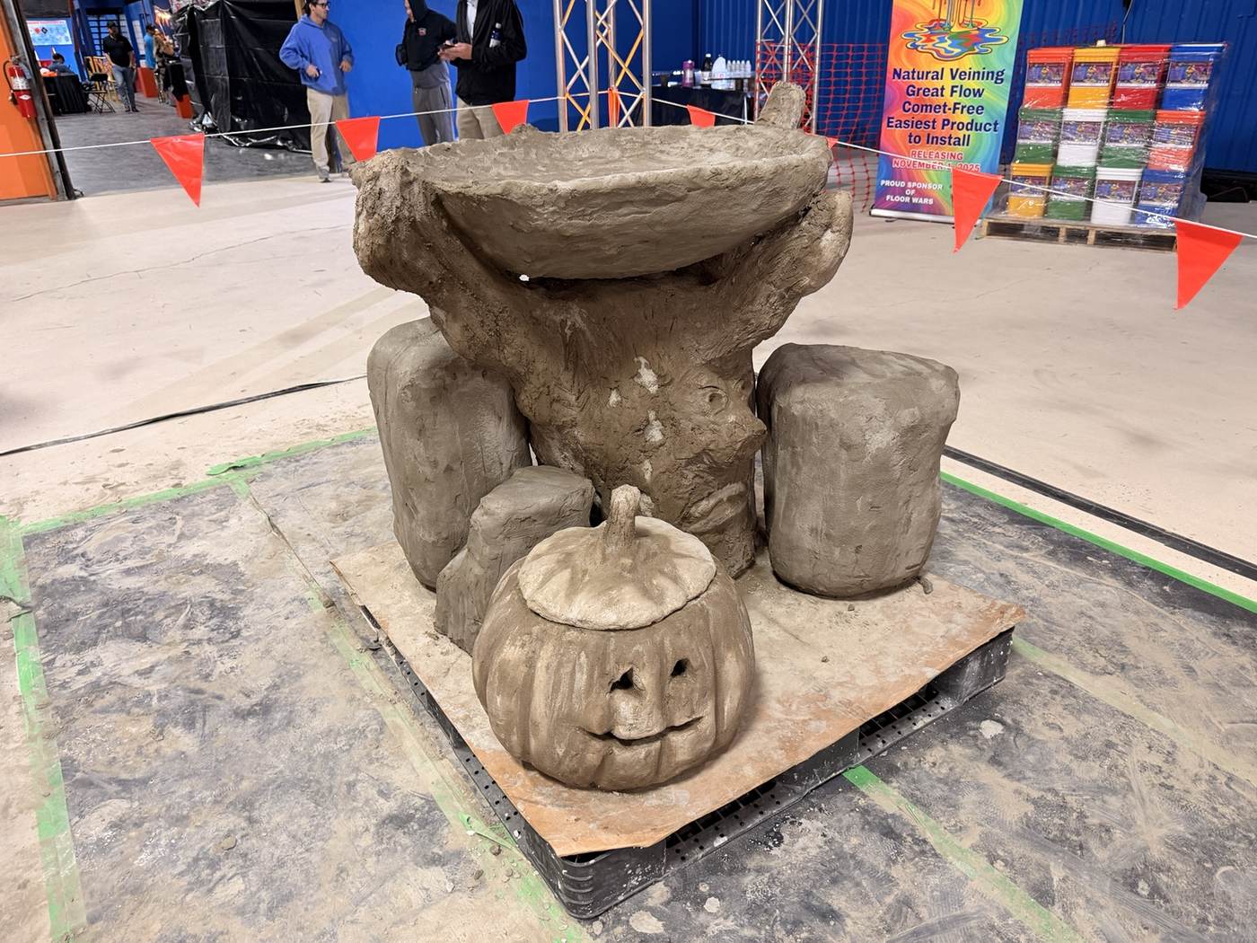 Sculpture in progress