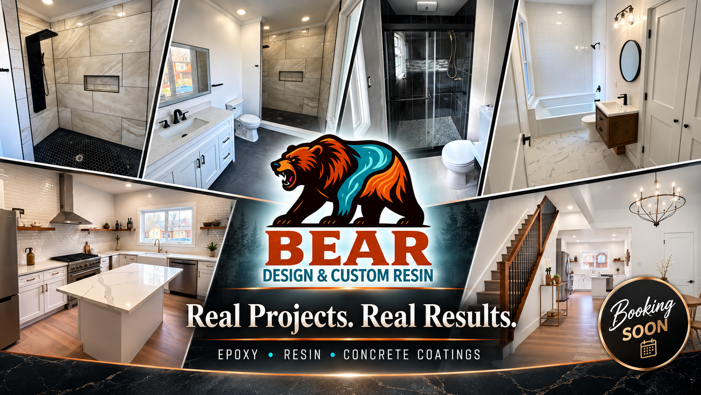 Bear Design Real Projects Real Results graphic